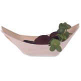 JB Prince 2.5"x1.5" Poplar Wood Serving Boat