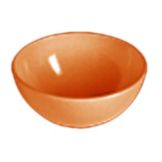 Bugambilia Orange Bamboo 6" Round 20 Oz Bowl