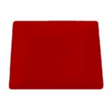 Bugambilia Red Bamboo 9" Square Plate