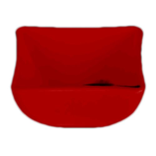 Bugambilia Bamboo Red 3&frac34;" Square 7 Oz Bowl