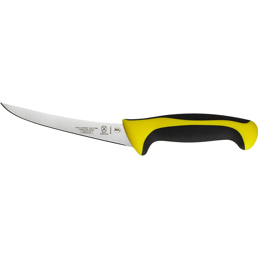 Mercer Millennia Primary4&trade; Yellow 6" Curved Boning Knife