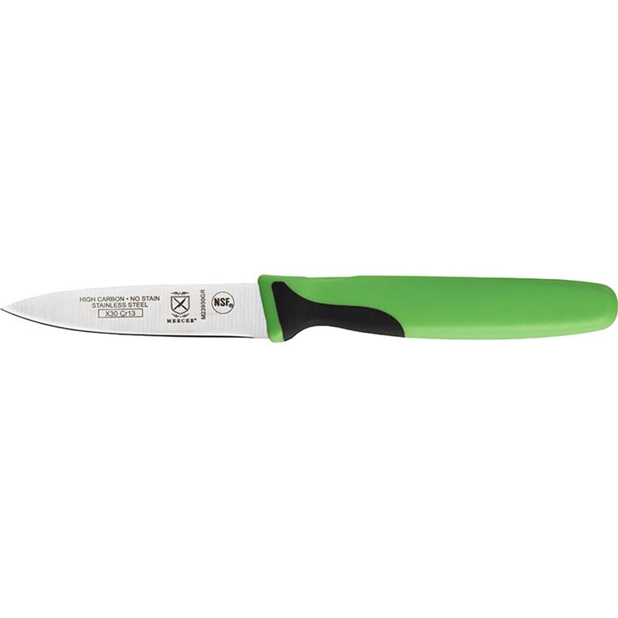 Mercer Cutlery Millennia Primary4&trade; Green 3" Paring Knife