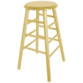 Old Dominion Backless Oak Natural Finish 30" Tavern Bar Stool
