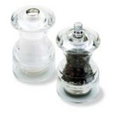 Olde Thompson Comet Clear Acrylic Pepper Mill & Salt Shaker Set