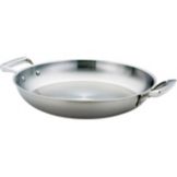 Browne Foodservice Thermalloy&reg; S/S 2-Handled 9&frac12; Omelet Pan
