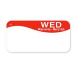DayMark&reg; ToughMark&trade; 1" x 2" Wednesday Day Label