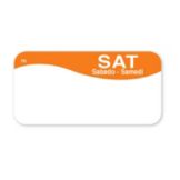 DayMark&reg; ToughMark&trade; 1" x 2" Saturday Day Label
