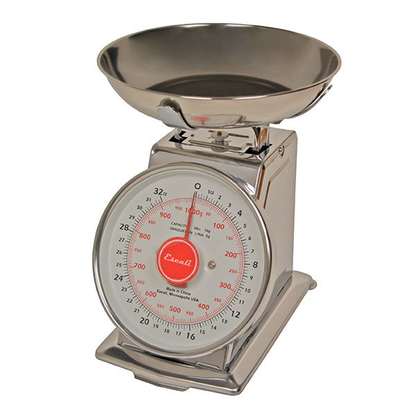 Escali&reg; Mercado 2 Lb. Dial Scale with S/S Bowl