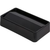 Carlisle Black TrimLine&trade; Swing Top Waste Container Lid