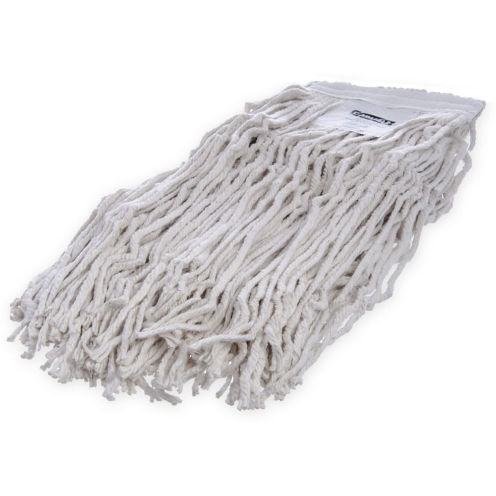 Carlisle Flo-Pac&reg; Natural #24 Large Cut End Cotton Mop Head