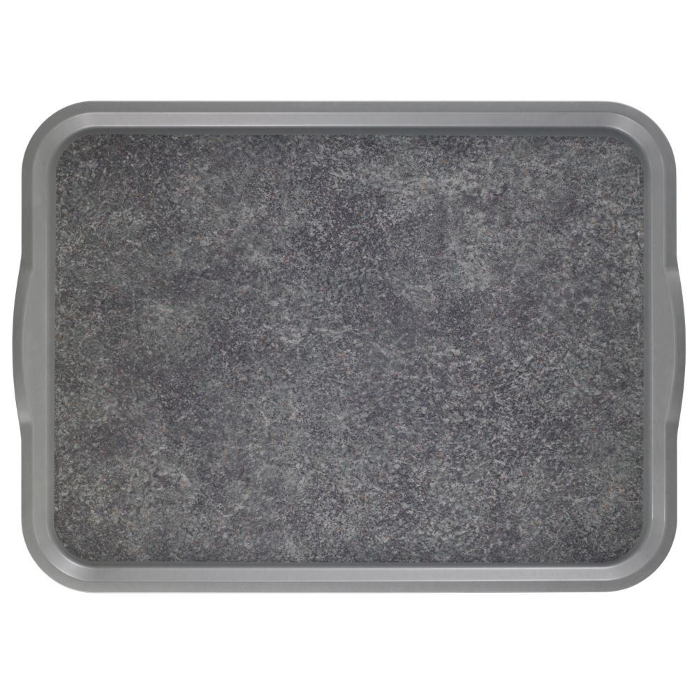 Cambro Pearl Gray Versa 15 x 20 Non-Skid Room Service Camtray&reg;