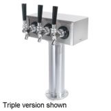 True Double-Headed Standard Draft Faucet for Beer Dispensers