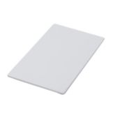 American Metalcraft Flat 14-1/2 x 8-1/4" White Melamine Platter