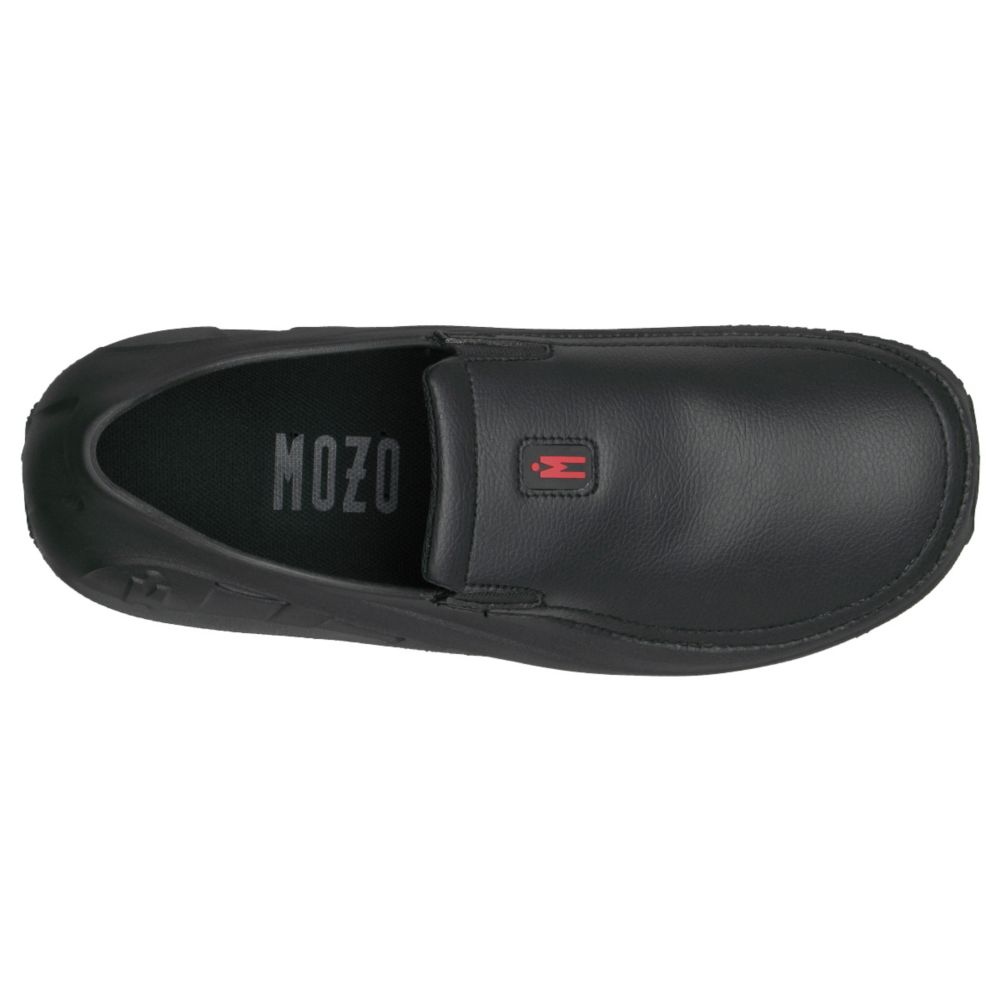 MOZO&reg; Sharkz Black Size 7 Men's Kitchen Shoe
