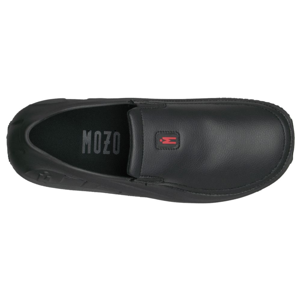 MOZO&reg; Sharkz Black Size 9 Men's Kitchen Shoe