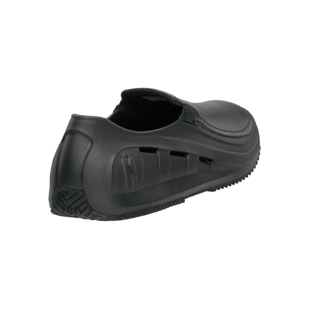 MOZO&reg; Sharkz Black Size 9 Men's Kitchen Shoe