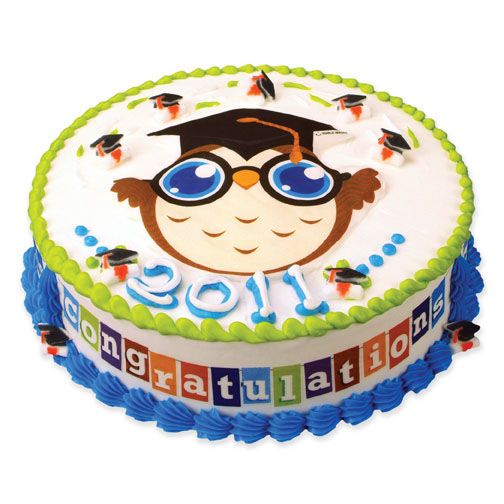 Lucks&trade; Edible Image&reg; Graduation Owl