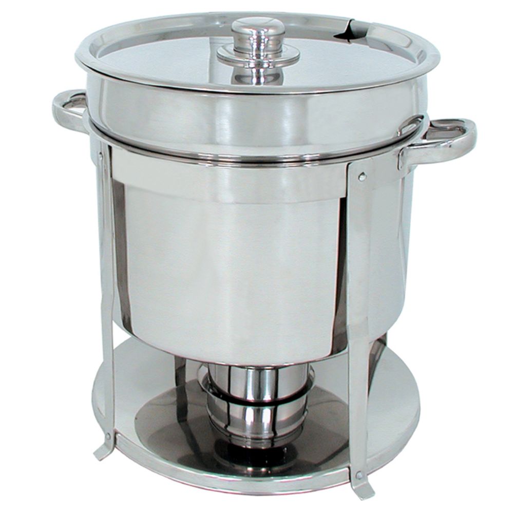 Update International S/S 11 Qt Contemporary Marmite Soup Chafer