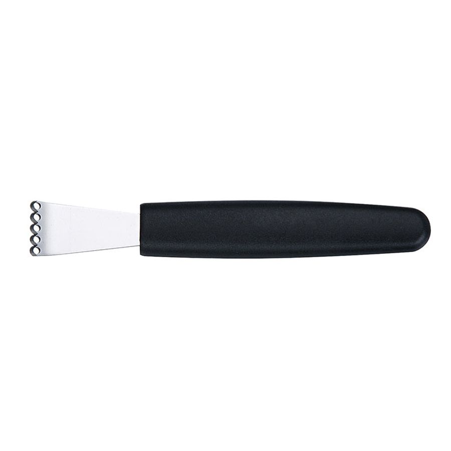 Mercer Cutlery Citrus Zester with Black Poly Handle