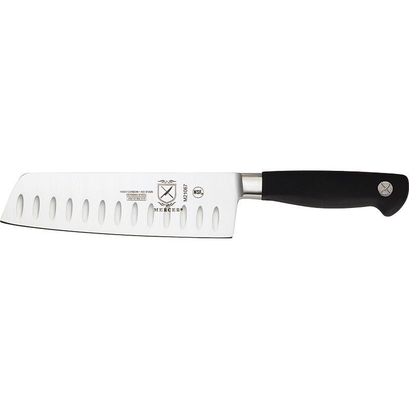 Mercer Cutlery Genesis&reg; Usuba- Granton Edge 7" Knife