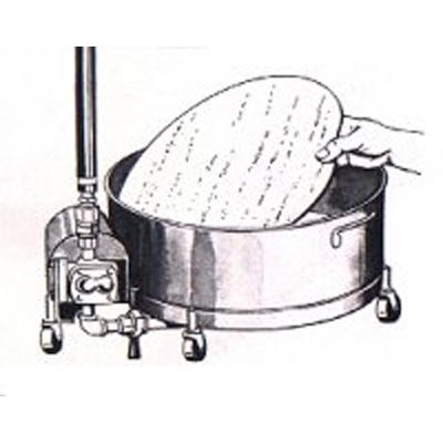 Continental Mfg. 15-3/4" Round Filter Paper for Fryer A50