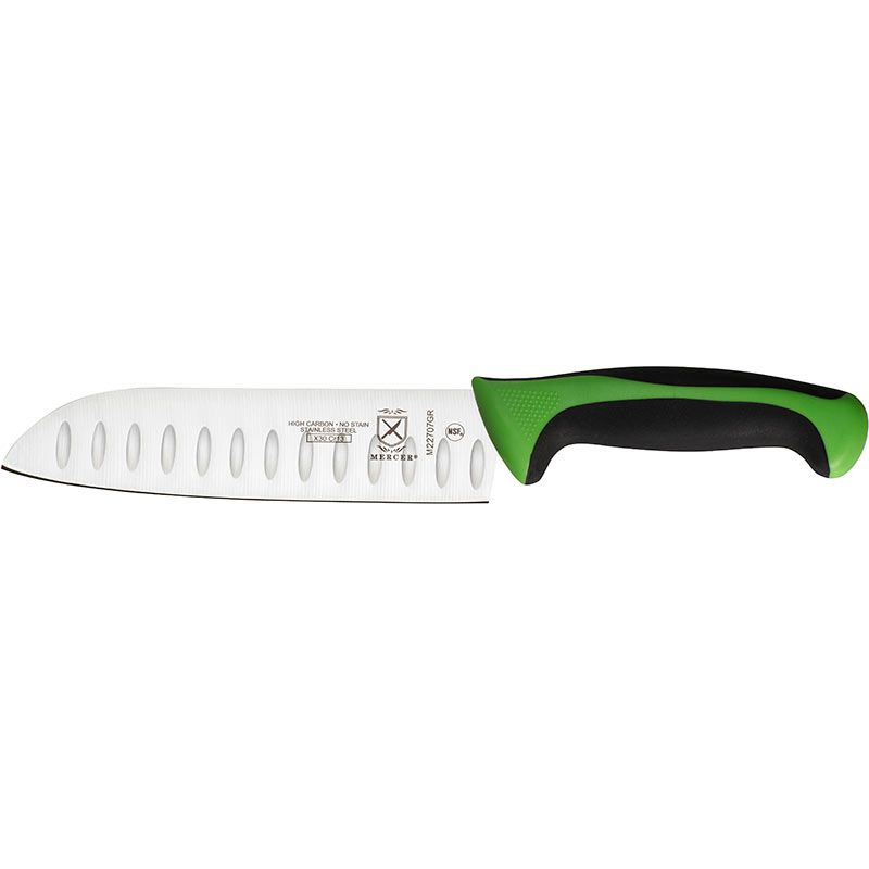 Millennia Primary4&trade; Green 7" Santoku Granton Edge Knife