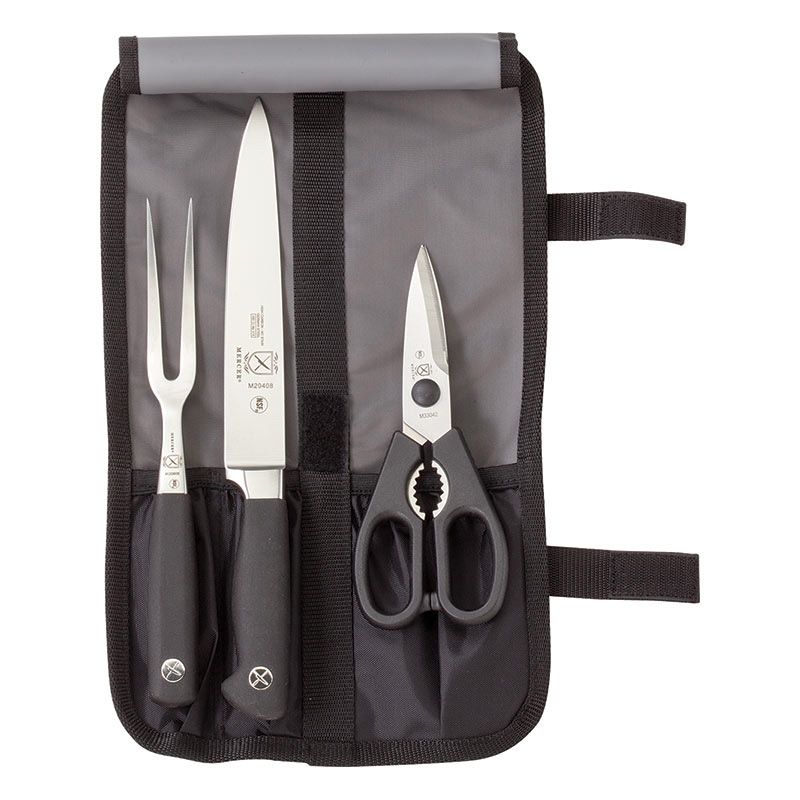 Mercer Cutlery Genesis 4-piece Forged Carving Roll Set