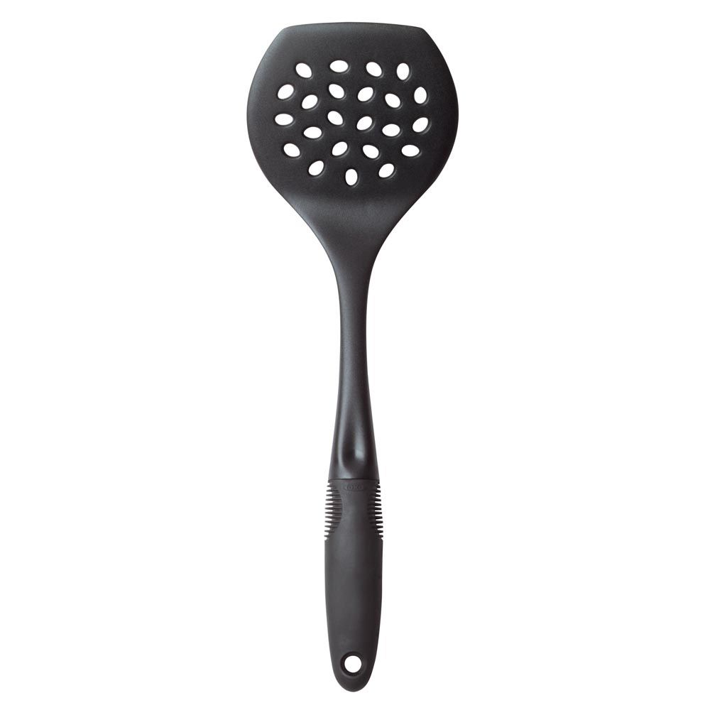 OXO International Black Round Perforated Nylon Turner