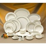 Homer Laughlin China Cavalier Diplomat Gold 4.25 Oz Fruit Dish