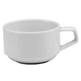 Schonwald Connect 4 Oz. Porcelain White Stackable Cup