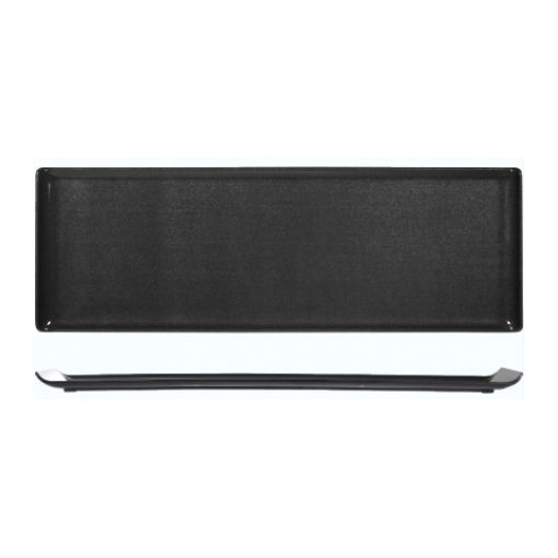Churchill 22-3/4" x 7-3/4" Black Rectangular Tray