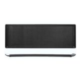 Churchill 22-3/4" x 7-3/4" Black Rectangular Tray