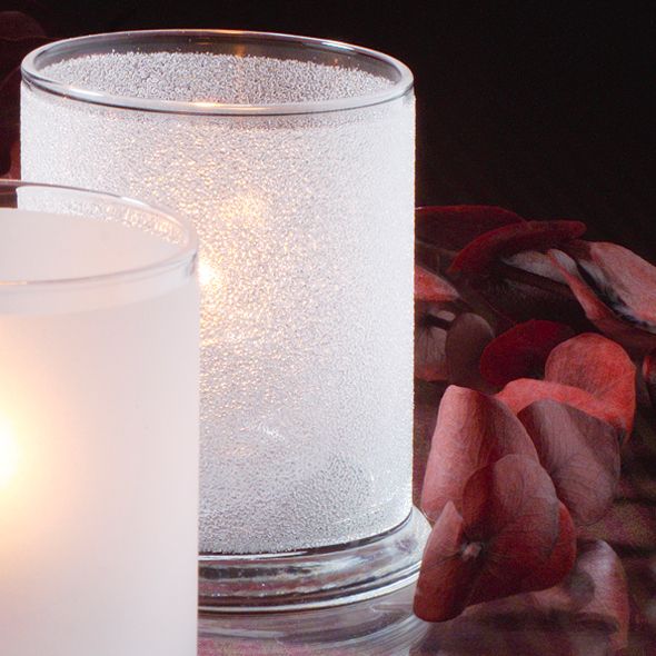 Hollowick Clear Ice Votive Candle Holder