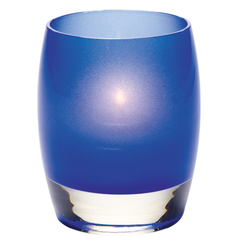 Hollowick Dark Blue Contour Votive Candle Holder
