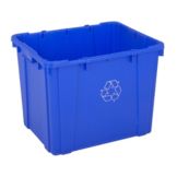 Continental Mfg. Husky Blue 14 Gal. Recycle Bin