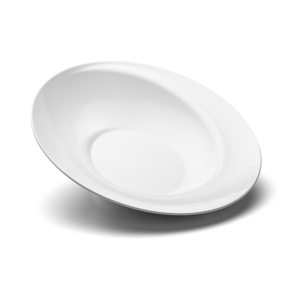 Elite Global Solutions 18" White Spiral Bowl