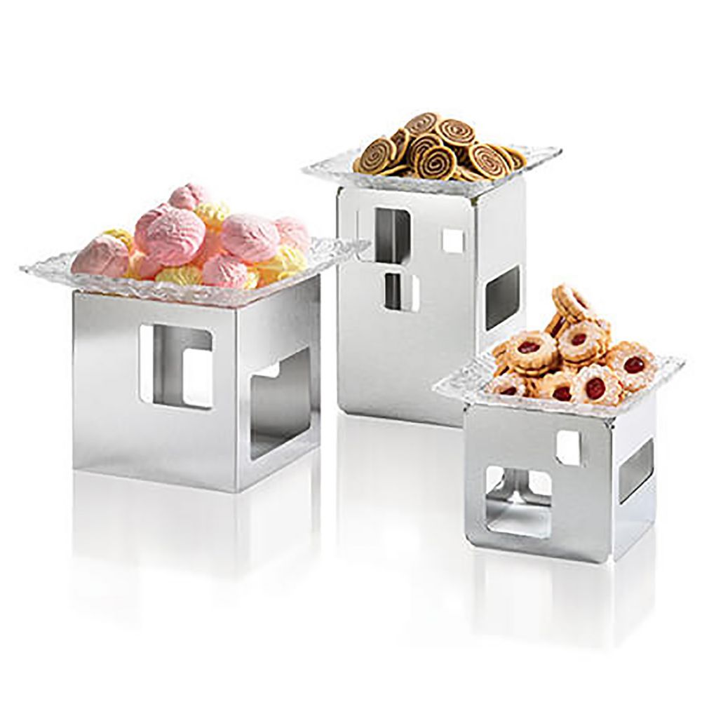 Rosseto&reg; 5.5"x5.5" Stainless Steel Square Riser