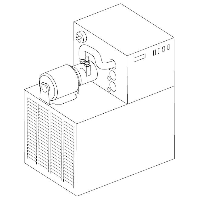 Perlick 1/3 HP, 150 Ft. Sys. Air Cooler Power Pak