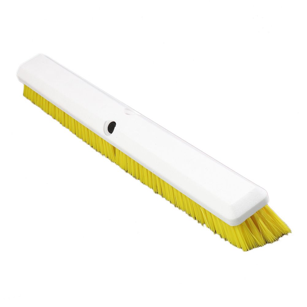 Carlisle&reg; Omni Sweep&reg; 24" Yellow Push Broom W/O Handle
