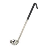 Browne Foodservice 1.5 Oz. Black-Handled One Piece Ladle