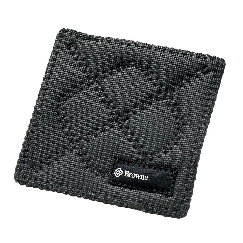 Browne Foodservice KitchenGrips&reg; 7" Black Hot Pad