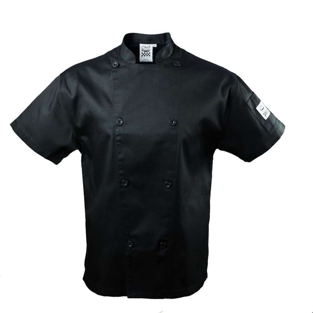 Chef Revival&reg; Knife and Steel Short Sleeve Small Chef Coat