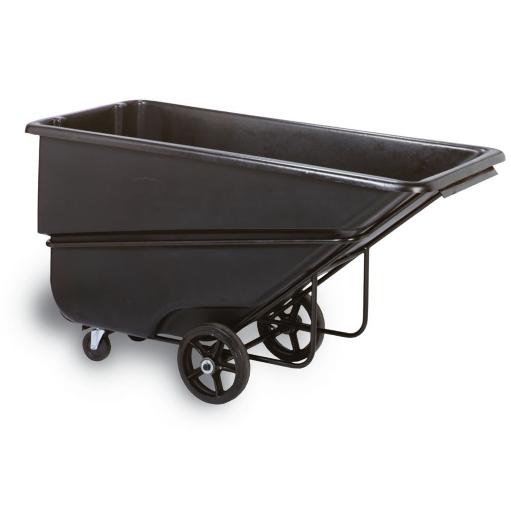 Continental Mfg. Heavy-Duty Black 1.1 Cubic Yard Tilt Truck