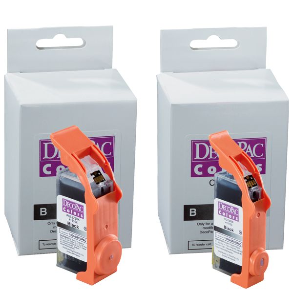 DecoPac Color Ink 25 ML iP3500 Black Cartridge for Photocake IV