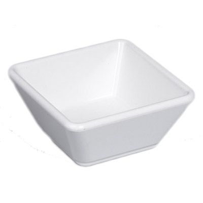 Gessner&trade; 3 Oz. White Flared Square Dish