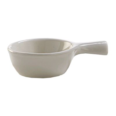 Tuxton&reg; 9 Oz. Eggshell French Casserole Dish
