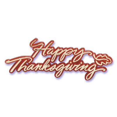 Bakery Crafts&reg; Happy Thanksgiving Script