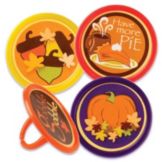 Bakery Crafts&reg; Autumn Label Rings
