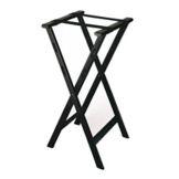 Central Specialties Black Plastic Folding Tray Stand