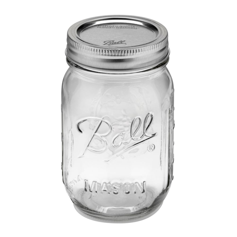 Ball 16 Oz. Pint Mason Jar with Lid
